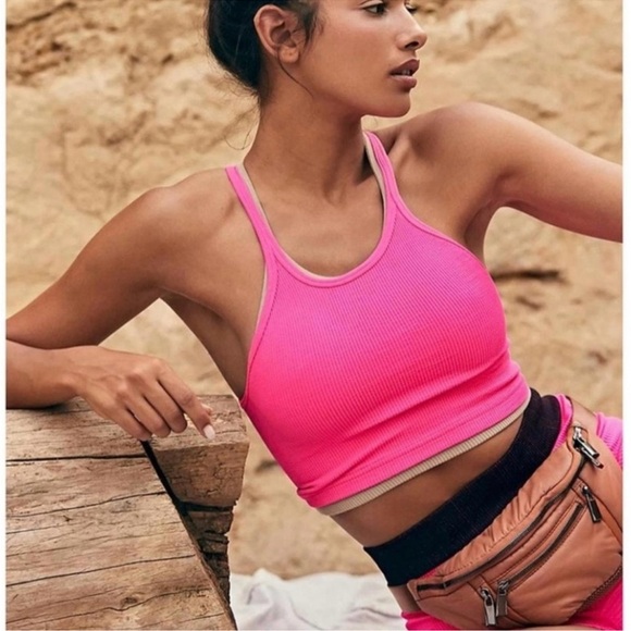 FP Movement by Free People Tops - FP Movement by Free People Happiness Runs Long Crop Tank Size XS/S